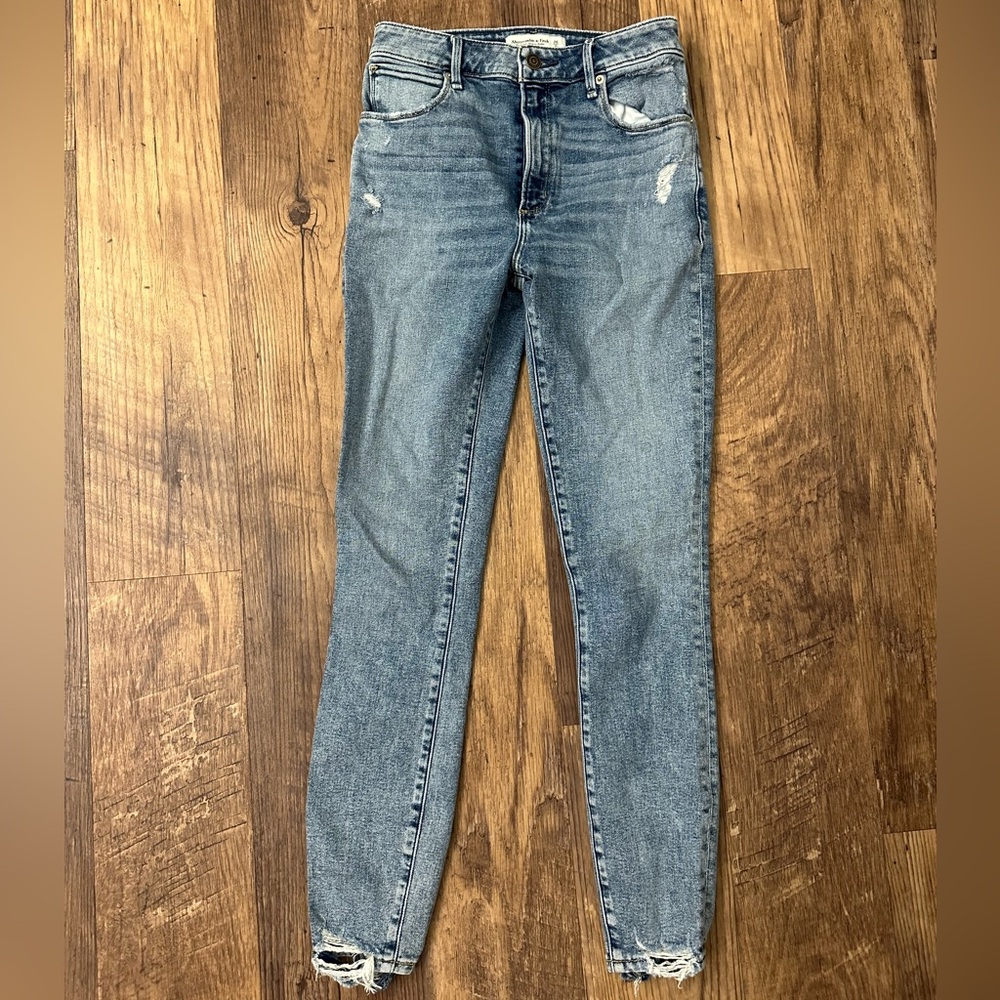 Abercrombie & Fitch Women's super skinny high rise